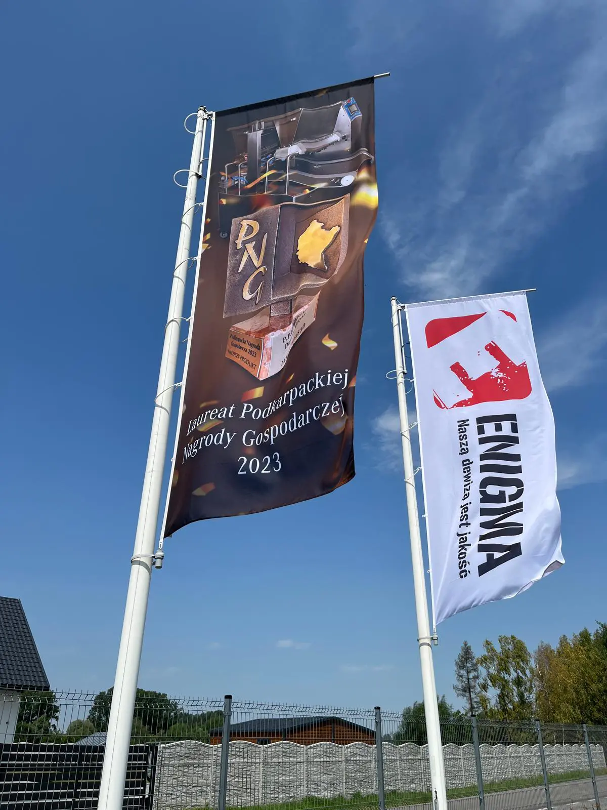 Flagi reklamowe dwustronne